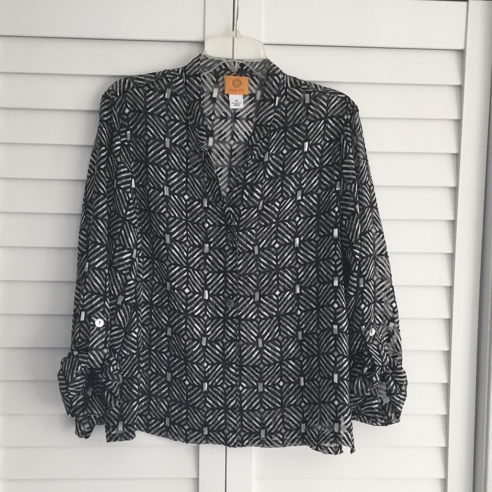 Ruby Road  Sheer Blouse